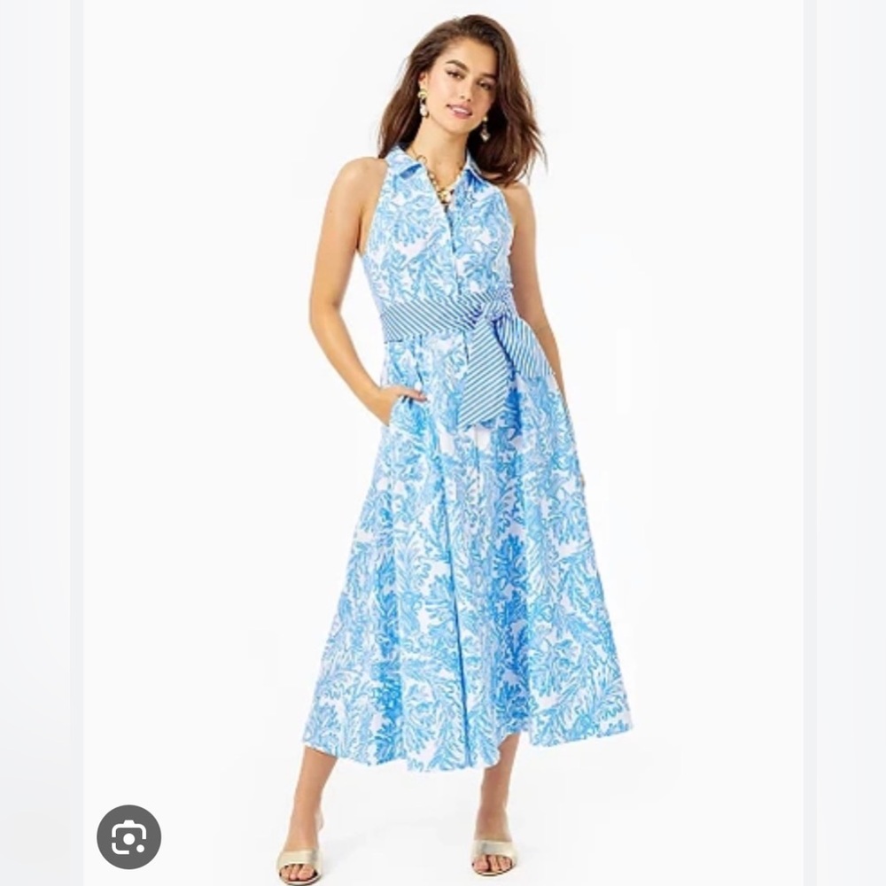 Size 2 NWT Chrisella stretch shirtdress